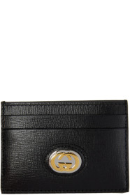 Gucci - Black GG Marina Card Holder