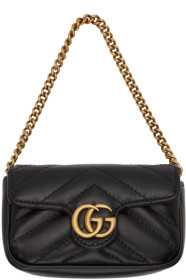 Gucci - Black GG Marmont Card Holder