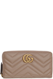Gucci - Pink GG Marmont Continental Wallet