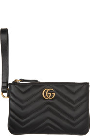Gucci - Black GG Marmont Wallet