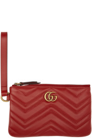Gucci - Red GG Marmont Wallet