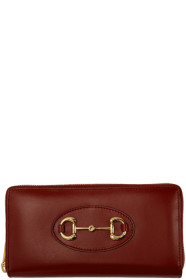 Gucci - 红色 1955 马衔扣钱包