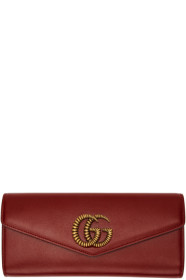 Gucci - Red Broadway Clutch