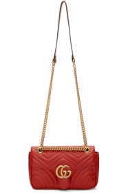 Gucci - Sac rouge Small Marmont 2.0