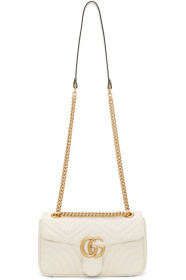 Gucci - Sac matelassé blanc Small GG Marmont