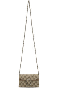 Gucci - Sac beige GG Supreme Super Mini Dionysus
