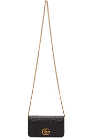 Gucci - Sac matelassé noir GG Marmont 2.0
