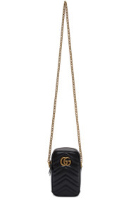 Gucci - Black Mini GG Marmont Bag