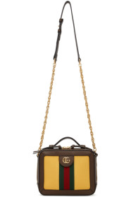 Gucci - Yellow & Brown Ophidia Bag