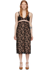 Gucci - Black Flower Lace Shell Dress