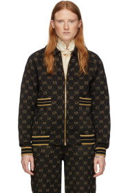 Gucci - Black & Gold Lurex GG Jacket