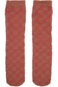Gucci - Chaussettes roses GG Monogram