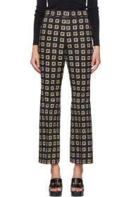 Gucci - Black Square G Flared Trousers