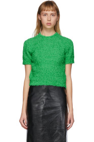 Gucci - Green Bouclé Sweater