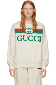 Gucci - Off-White Vintage Logo Sweatshirt