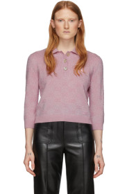 Gucci - Pink Lurex GG Polo