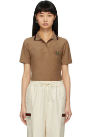 Gucci - Beige Terrycloth Polo