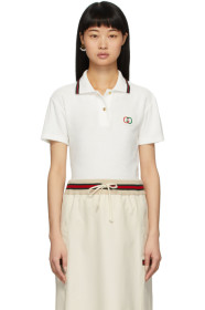 Gucci - White Terrycloth Polo