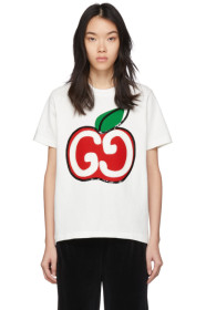 Gucci - ホワイト GG アップル T シャツ