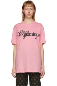 Gucci - 粉色“Gucci Orgasmique” T 恤