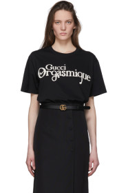 Gucci - 黑色“Gucci Orgasmique” T 恤