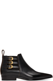 Gucci - Black Quebec Ankle Boots