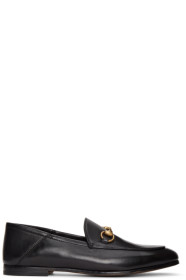 Gucci - Black Horsebit Brixton Loafers