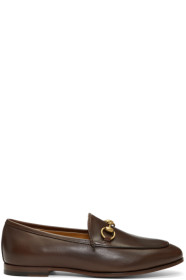 Gucci - Brown Jordaan Loafers