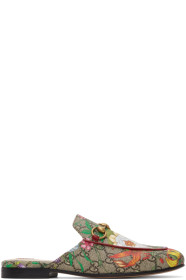 Gucci - Multicolor GG Flora Princetown Slippers