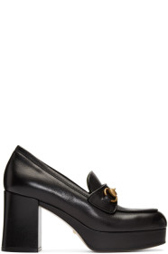 Gucci - Black Houdan Horsebit 85 Heels