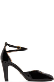 Gucci - Escarpins en cuir verni noirs Indy