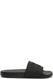Gucci - Black Vintage GG Pursuit Slides