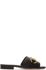 Gucci - Black Horsebit Sandals