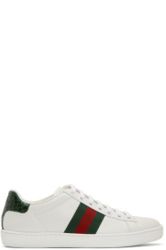 Gucci - Baskets blanches Ace