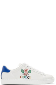 Gucci - White Tennis Ace Sneakers