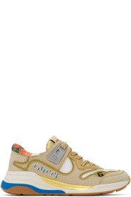 Gucci - Gold Sparkling Ultrapace Sneakers