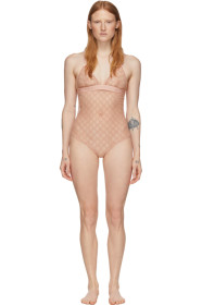Gucci - Pink Lace Bodysuit