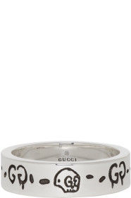 Gucci - Bague argentée 'GucciGhost'