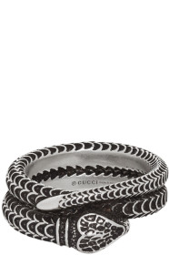 Gucci - Bague argentée Snake