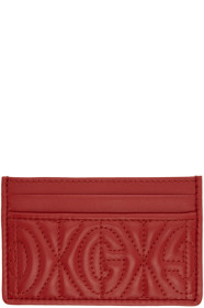 Gucci - Red G Rhombus Card Holder