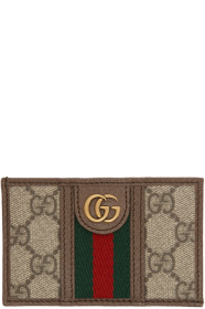 Gucci - Beige GG Ophidia Card Holder