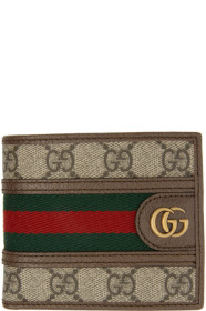 Gucci - ベージュ GG オフィディア バイフォールド ウォレット