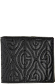 Gucci - ブラック キルティング GG ウォレット