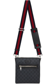 Gucci - Sac messager noir Small GG