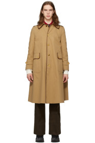 Gucci - Tan Cotton Drill Trench Coat