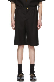 Gucci - Black 'Gucci Orgasmique' Linen Shorts
