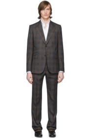 Gucci - Costume gris et rouge Bees & Hearts
