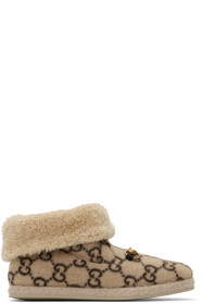 Gucci - Bottes en laine beiges Fria