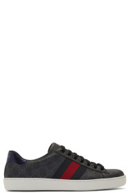 Gucci - Black GG Supreme Ace Sneakers