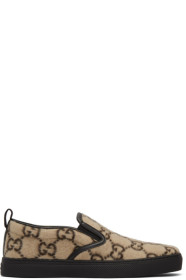 Gucci - Beige Wool GG Dublin Sneakers